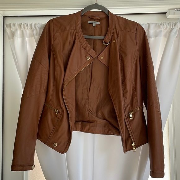 Cognac Bomber Jacket - Picture 1 of 5